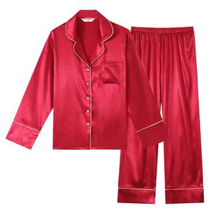 情侣家居服定制结婚晨袍送闺蜜女朋友妈妈生日礼物本命年红色睡衣