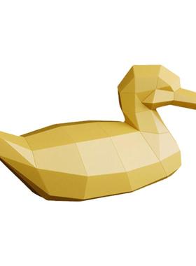 28厘米长小黄鸭纸模型