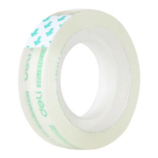 得力透明胶带隐形小号学生用粘字改错文具错题整理神器强力胶布