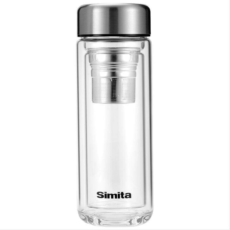 simita德国便携式订制双层玻璃杯
