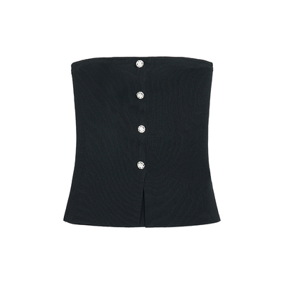 pusumede上衣女外穿露背裹胸背心