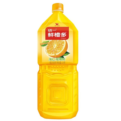统一鲜橙多2L瓶橙汁饮品