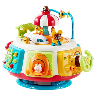 早教百宝箱多功能玩具游戏桌婴多面体益智宝宝蒙氏礼物生日忙碌屋