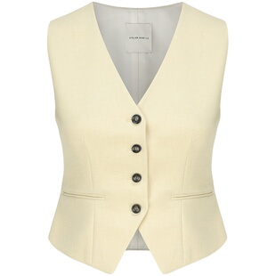 AtelierMissLu【夏日冰果】2024春夏新款质感收腰西装马甲