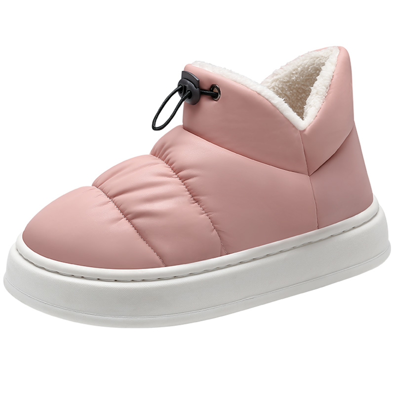 足力健老人鞋官方旗舰店正品女棉拖鞋冬外穿包跟居家室内加绒棉鞋