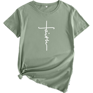 women t shirt cotton t-shirt female tee纯棉短袖t恤女2025新款