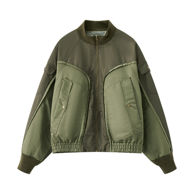 OE立体解构拼接羽绒服