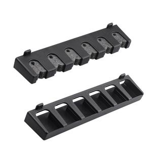 哈斯达壁挂式鱼竿支架展示鱼杆架家用鱼竿展示架壁挂鱼竿收纳架