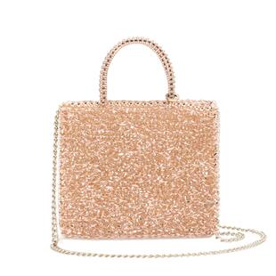 anteprima彩虹系列礼物斜挎时尚小方包链条编织包女手工编织包