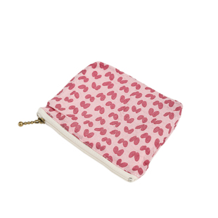 ARTANNIE全棉迷你化妆包零钱包卫生巾收纳包随身带爱心小包女士