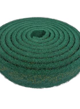 绿色加厚抛光耐磨工业百洁布不锈钢拉丝布 除锈去污铁板烧菜瓜布