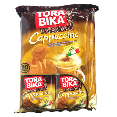 包邮俄罗斯进口咖啡20卡布奇诺