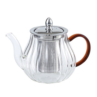 玻璃茶壶加厚耐高温防爆家用办公过滤泡茶壶可明火电陶炉加热煮茶