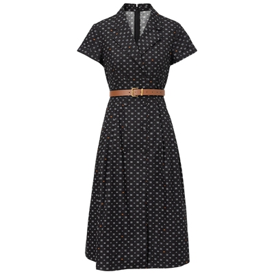 仿佛连衣裙印花纯棉设计感潮牌