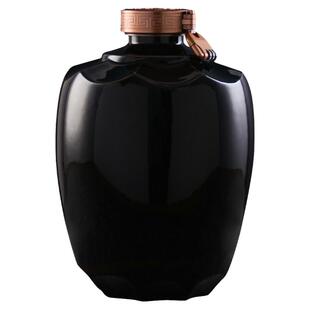 定制陶瓷空酒瓶激光雕刻定做礼品设计logo5斤10斤装家用密封酒瓶