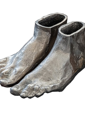 创意脚丫花器摆件样板房装饰品