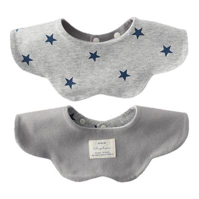 韩国同款A类纯棉花瓣口水巾