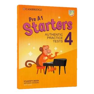 现货正版 2022剑桥YLE少儿等级考试 Cambridge 剑一 Pre A1 Starters 4 /Pre A1 Movers 4/ Pre A2 Flyers 4 真题 含线上资源