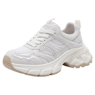 星期六厚底增高白色老爹鞋子女2026新款春夏季休闲透气轻便运动鞋