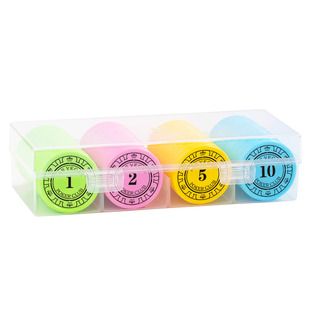 麻将棋牌室专用筹码币塑料币积分兑换代币小金币积分