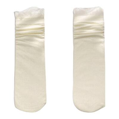 蕾丝网纱中筒袜女ins夏季薄款