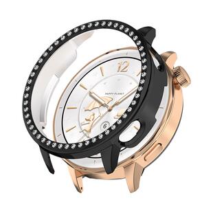 适用于oppoWatch X2 Mini手表保护壳新款高级时尚个性半包仿钻壳防刮防摔oppo智能运动手表边框带钻表壳配件