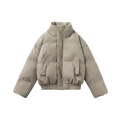 立领短款棉服外套加厚保暖面包服