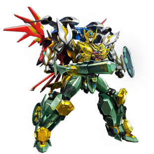 正版孩之星神獸金剛1代鹰龙金刚DX版 天神地兽变形 益智拼裝玩具
