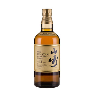 正品#日本进口Suntory Yamazaki山崎12年单一麦芽威士忌洋酒700ml