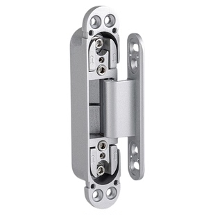 门框单面免开槽恻隐重型三维隐形合页外开内开木门折叠门暗藏铰链