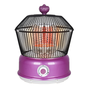 万宝花鸟笼式烤火炉小太阳家用小型节能速热电暖器桌下围桌取暖器