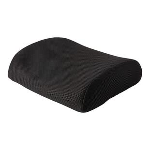 NITORI宜得利家居工作椅子护腰办公靠垫低反弹网眼布黑色