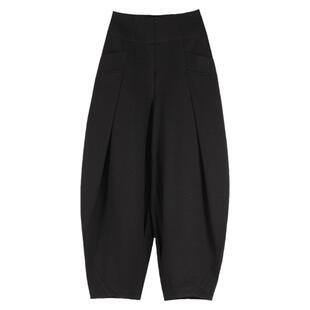 天香缘2025秋冬季高腰夸张灯笼裤女长裤哈伦裤花苞萝卜舞裤73818