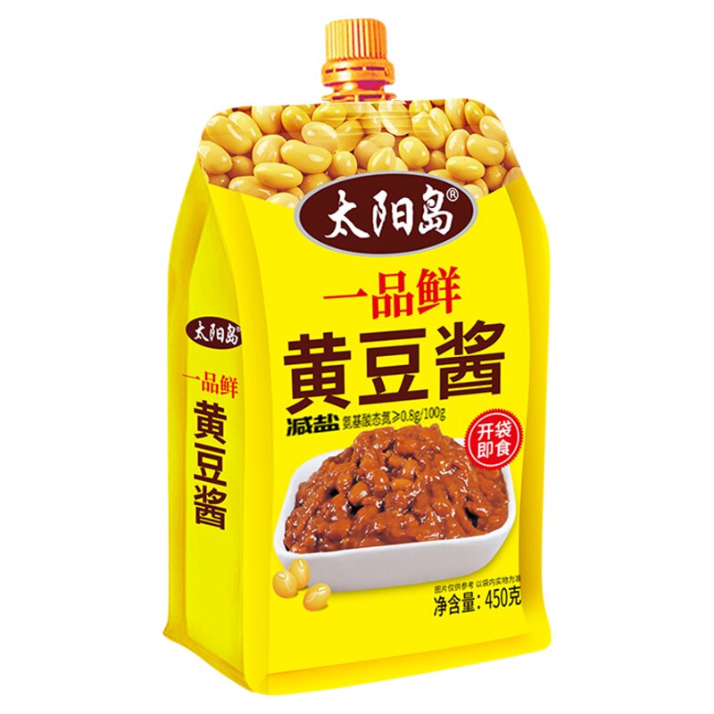 太阳岛一品鲜减盐黄豆酱