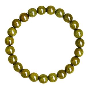 普陀山绿檀木手串女款官方旗舰店老檀木手链男士木质檀香佛珠盘玩