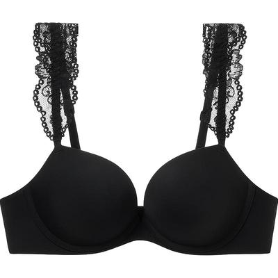 仙气穿搭蕾丝肩带小胸聚拢内衣