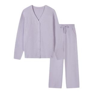 【虞书欣同款】ubras睡衣兔绒绒长袖家居服套装可外穿加绒冬季