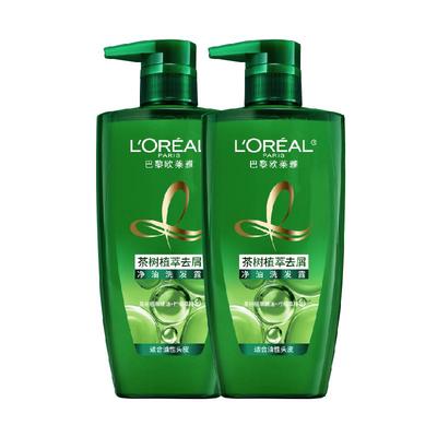 欧莱雅茶树洗发露去屑控油植萃养
