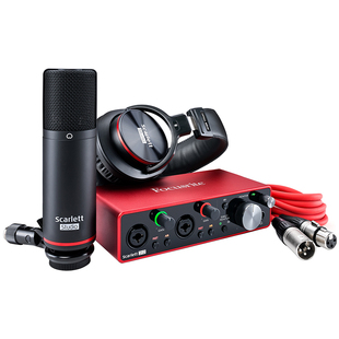 福克斯特Focusrite 2I2 Studio四代套装录音编曲配音声卡音频接口