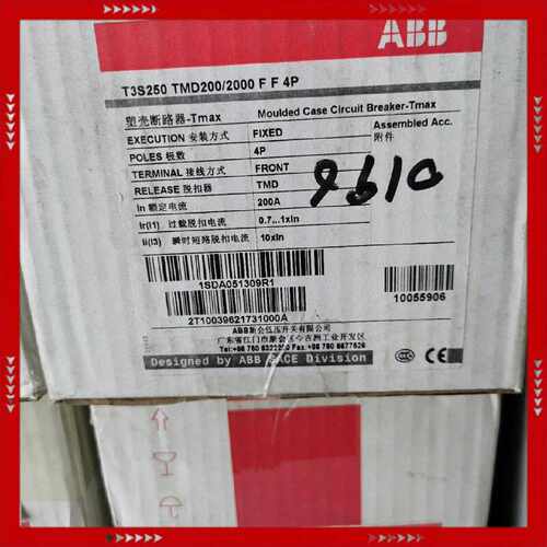 【询价】塑壳T3S250 TMD200/200F F 4P 1适用