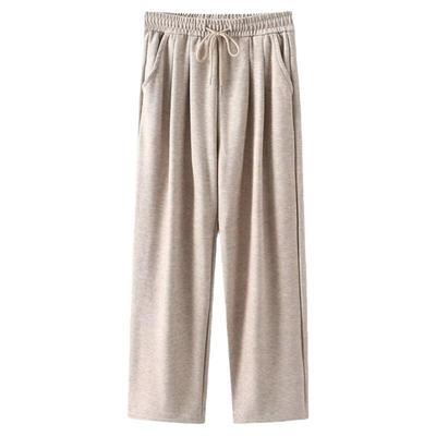 春秋大码直筒休闲裤女显瘦阔腿裤