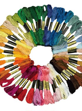 材料包绣花线DIY衣服手工刺绣