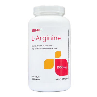 GNC左旋L-精氨酸1000mg180粒氮泵