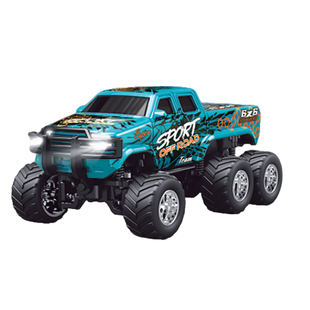 迷你遥控车小型合金越野车皮卡小汽车儿童玩具男孩桌面大脚车1:64