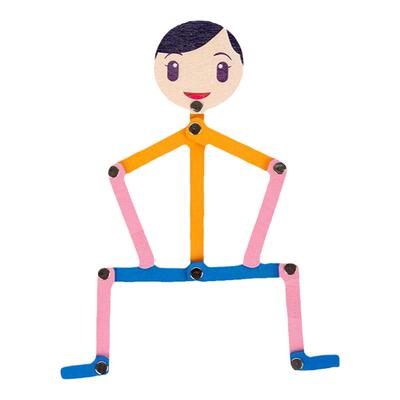 手眼协调运动火柴人百变小木人
