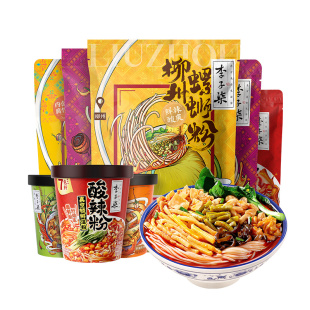 【10件可低至90元】李子柒螺蛳粉速食螺狮粉酸辣粉夜宵小吃组合