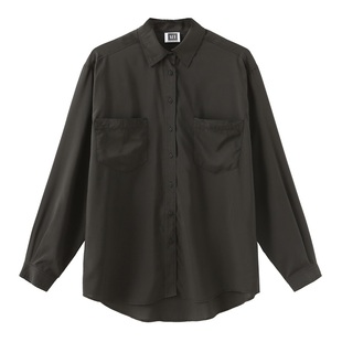 DANCE系列飘逸亲肤超薄衬衫原创品牌设计现代舞轻薄纯黑男女款