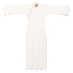 苏堤春雪丨一城风絮丨冬款复古民国风立领针织蕾丝花边旗袍连衣裙