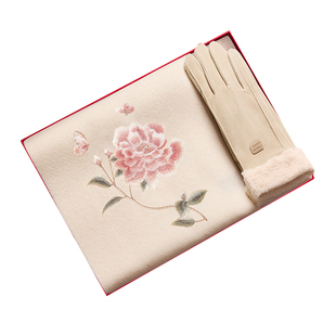 羊毛围巾女冬季礼盒送妈妈长辈婆婆奶奶女款保暖实用女士生日礼物