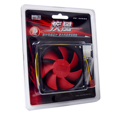 超频三疾风f85机箱8cm机箱风扇